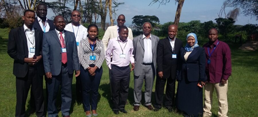 Participants at the Regional Technical Back-Stopping Workshop for ARIS II Administrators from the IGAD region held at Naivasha, Kenya from 9th to 10th June 2015